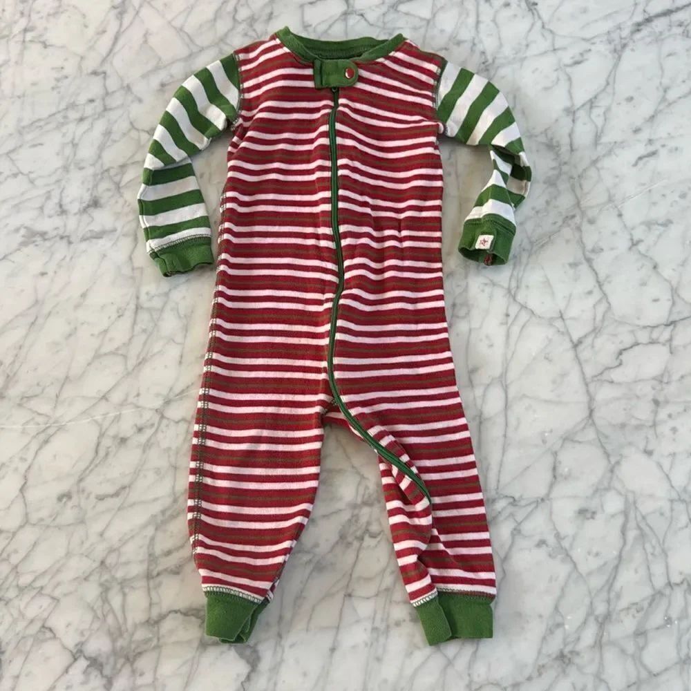 Hatley Christmas PJs Pajama Sz 6-12